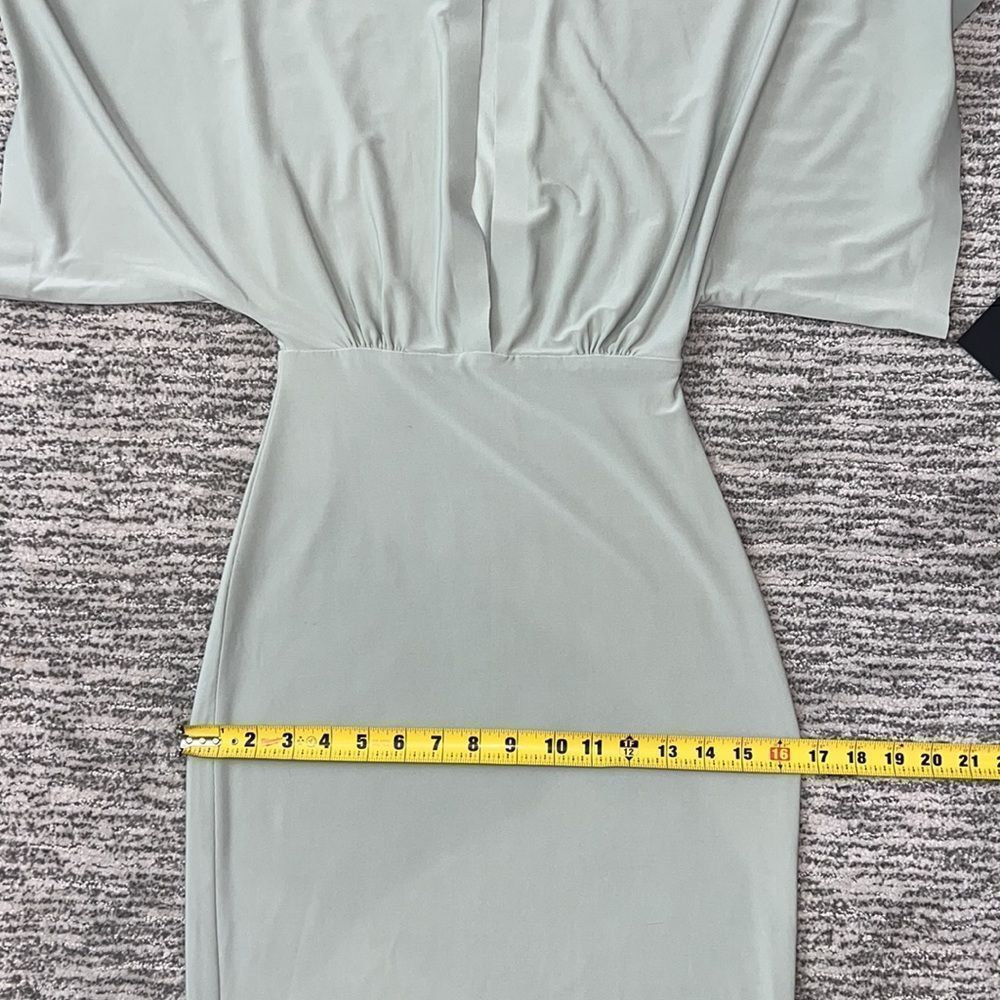 NWT Norma Kamali Obie Gown in Dried Sage XS Revolve - Picture 10 of 15